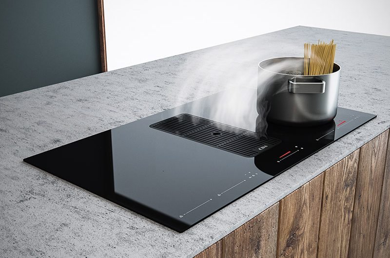Hob with Built-In Extractor – Smart, Seamless & Ideal for Open-Plan Kitchens